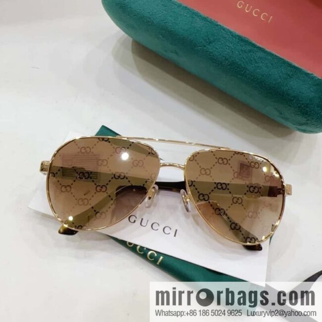 GUCCI Gucci Round Frame Unisex Sunglasses