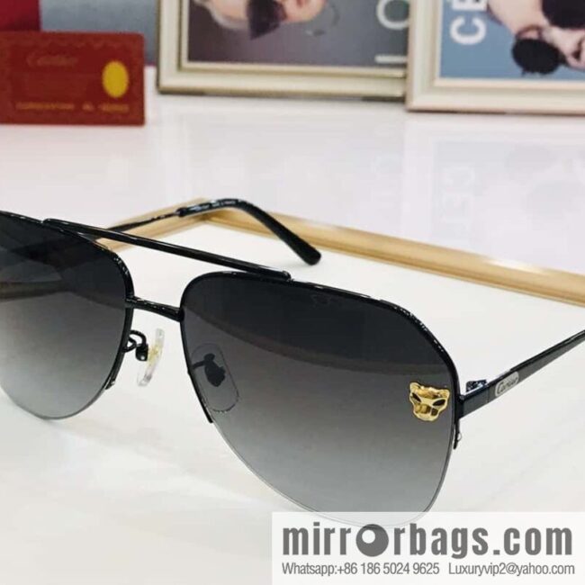 Cartier fashion casual unisex sunglasses