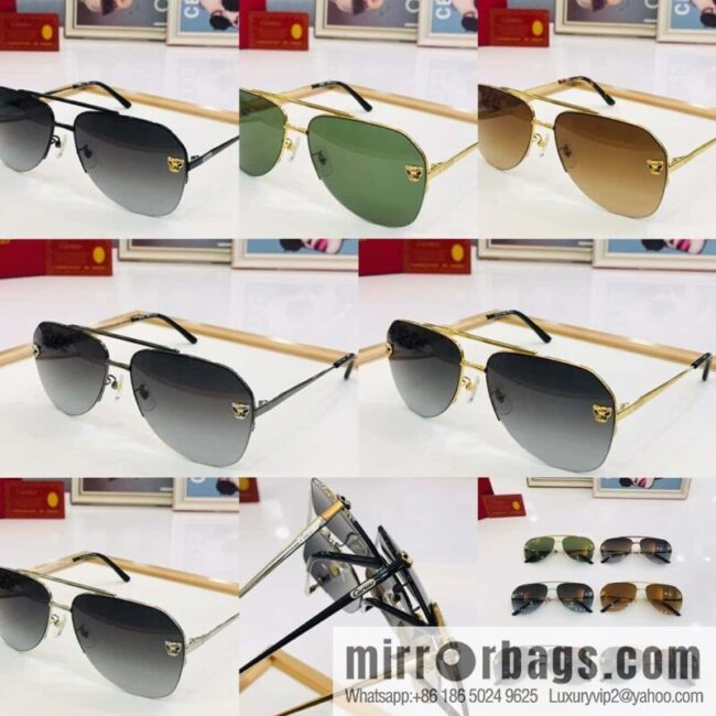 Cartier fashion casual unisex sunglasses