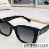 Ferragamo logo temple unisex sunglasses