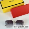 Fendi frameless square sunglasses