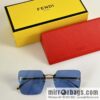Fendi frameless square sunglasses
