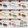Cartier fashion casual rimless unisex sunglasses