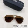 Maybach men\'s round-frame sunglasses
