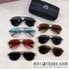 Maybach men\'s round-frame sunglasses