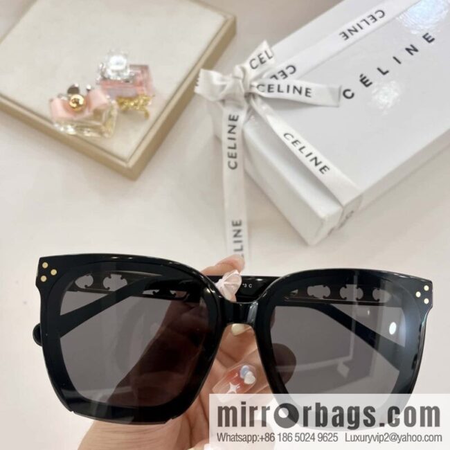 CELINE Celine Arc de Triomphe temple letter logo women\'s sunglasses