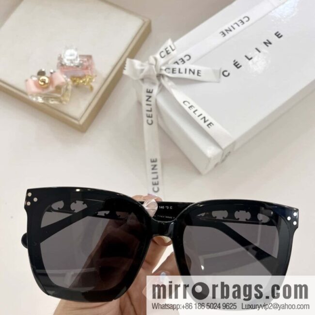 CELINE Celine Arc de Triomphe temple letter logo women\'s sunglasses