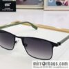 MONT BLANC Mont Blanc Carbon Fiber Legs Men\'s Sunglasses