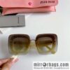 MIUMIU Miu flash piece square frame large frame women\'s sunglasses
