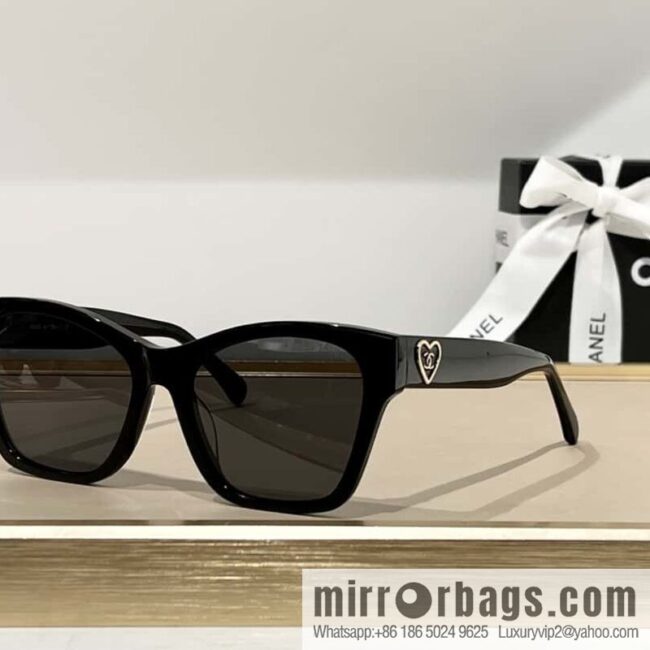 Chanel women\'s large frame sunglasses