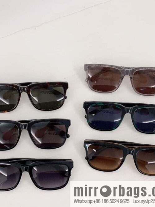 Armani Classic Plate Frame Unisex Sunglasses