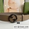 GUCCI Gucci, Round Interlocking Double G Belt