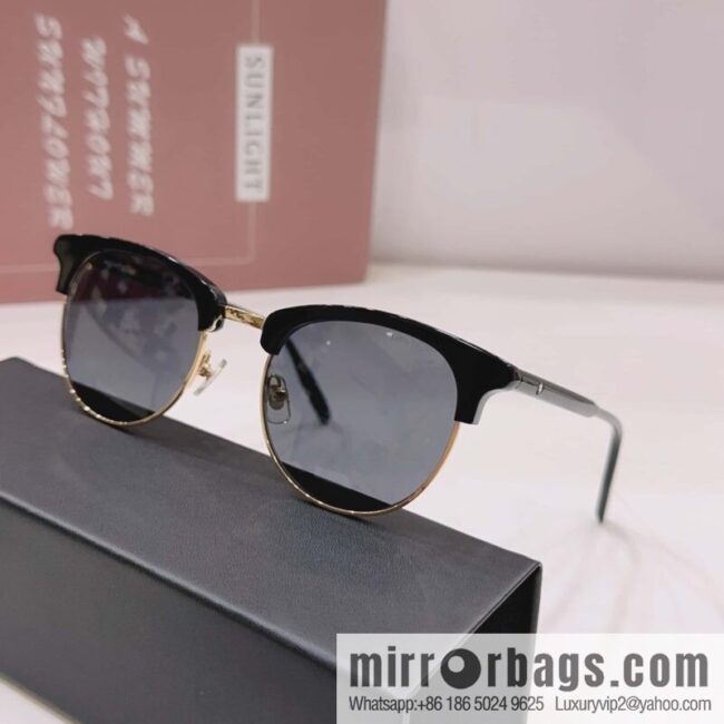 MONTBLANC Montblanc Round Frame Men\'s Sunglasses