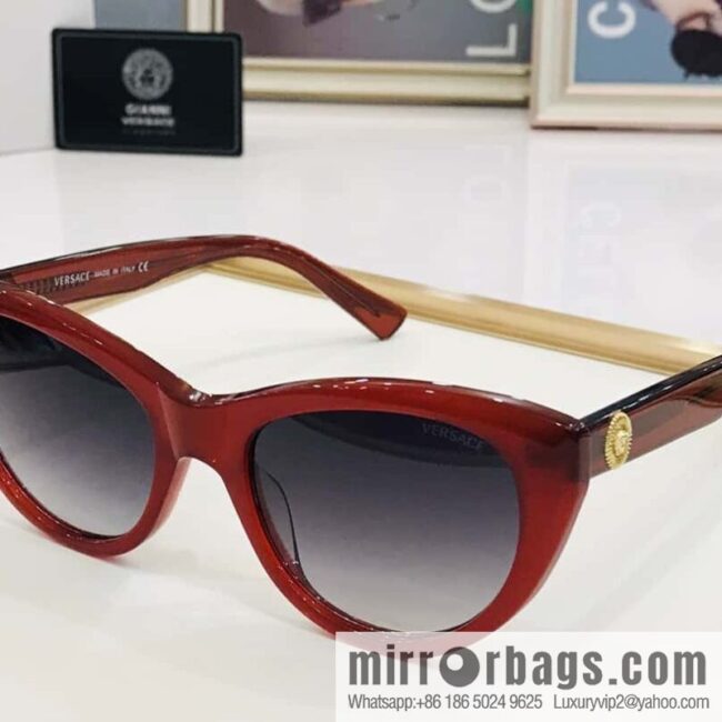 VERSACE Versace high-end plate unisex sunglasses