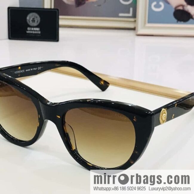 VERSACE Versace high-end plate unisex sunglasses