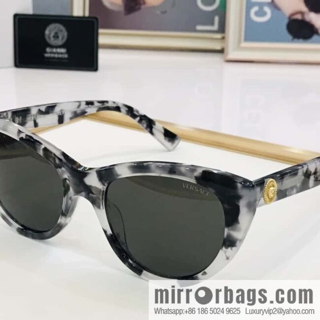 VERSACE Versace high-end plate unisex sunglasses