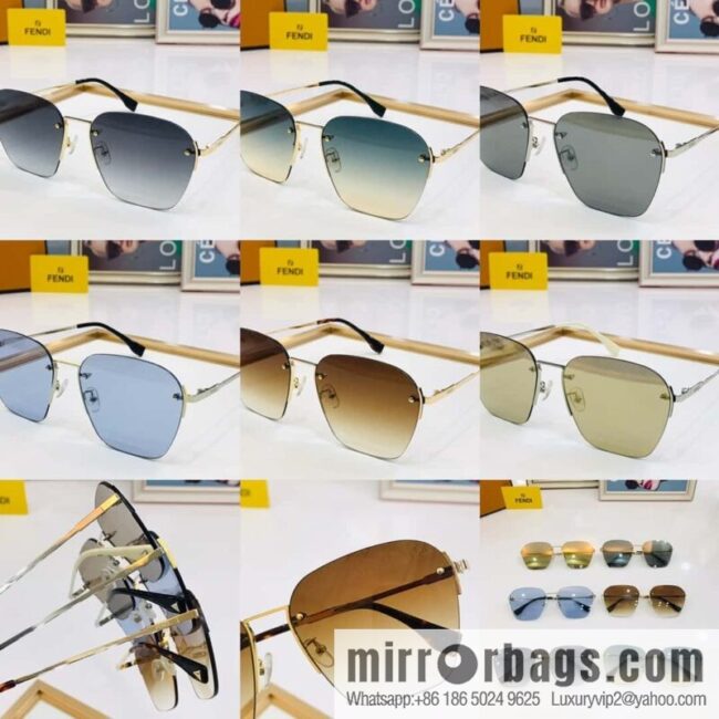 FENDI Fendi original single fashion pull style sunglasses