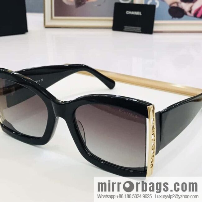 Chanel Hollow Large Frame Women\'s Sunglasses