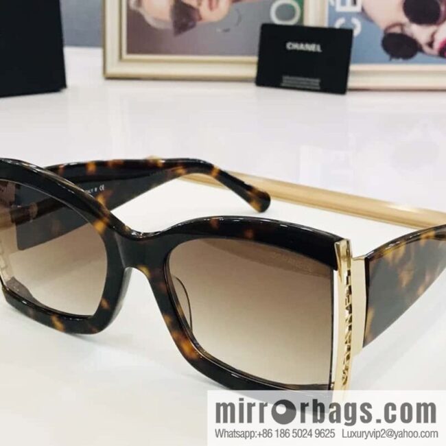 Chanel Hollow Large Frame Women\'s Sunglasses