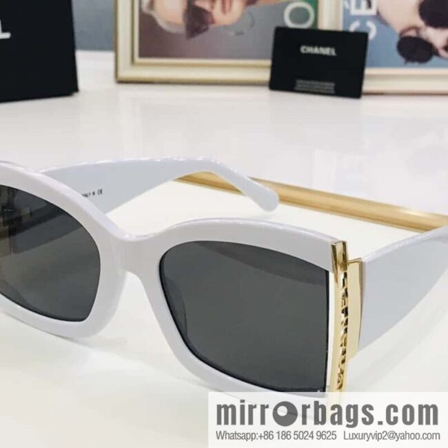 Chanel Hollow Large Frame Women\'s Sunglasses