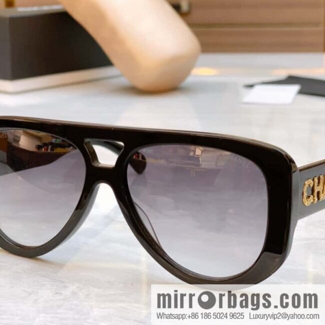 Chanel logo women\'s sunglasses
