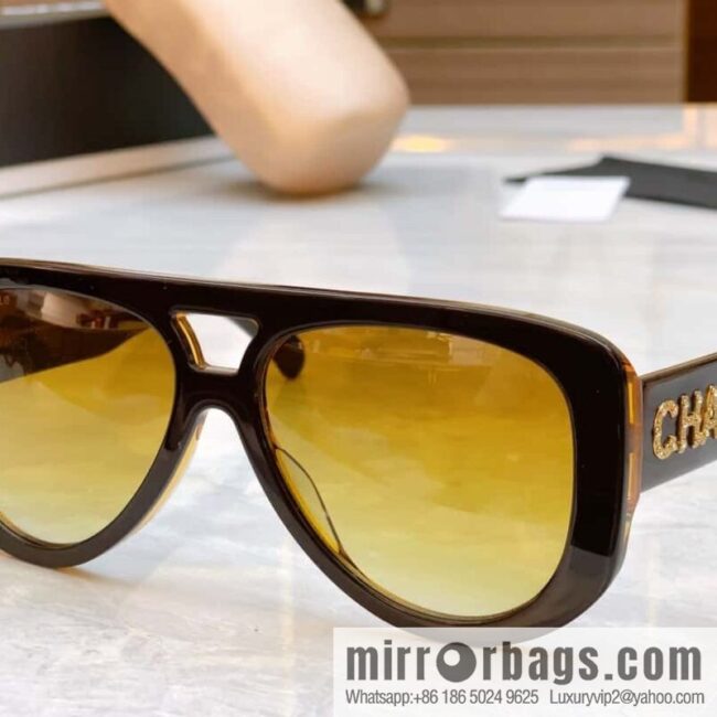Chanel logo women\'s sunglasses