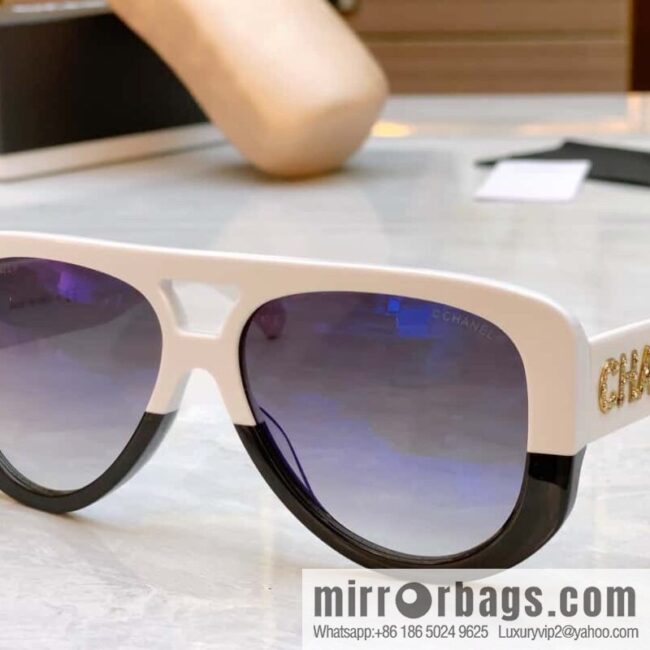 Chanel logo women\'s sunglasses