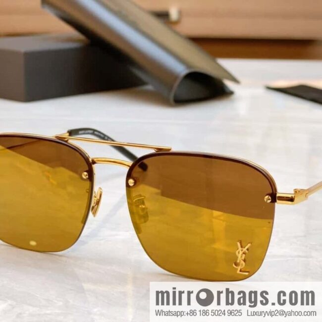 SAINT LAURENT Saint Laurent\'s new square women\'s sunglasses