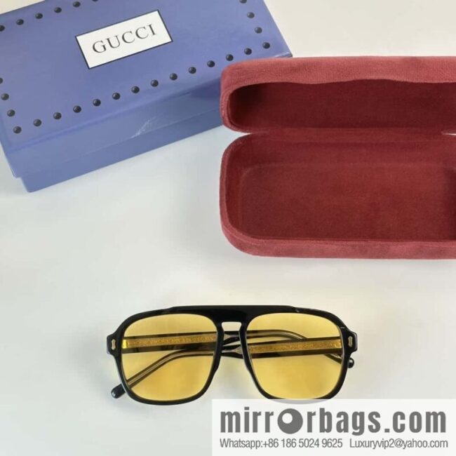 GUCCI Gucci one-piece frame unisex sunglasses