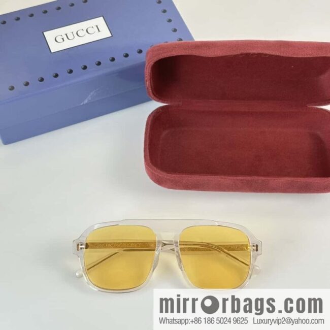 GUCCI Gucci one-piece frame unisex sunglasses