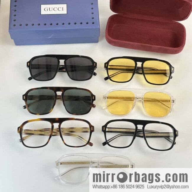 GUCCI Gucci one-piece frame unisex sunglasses