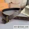 LV Louis Vuitton BROKEN 40mm double-sided belt