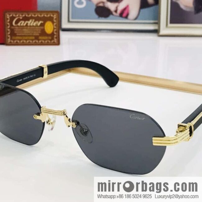 Cartier\'s new rimless men\'s sunglasses