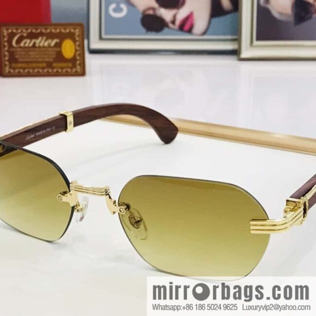 Cartier\'s new rimless men\'s sunglasses