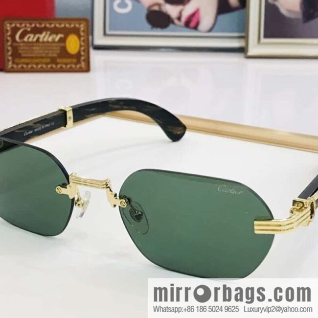 Cartier\'s new rimless men\'s sunglasses