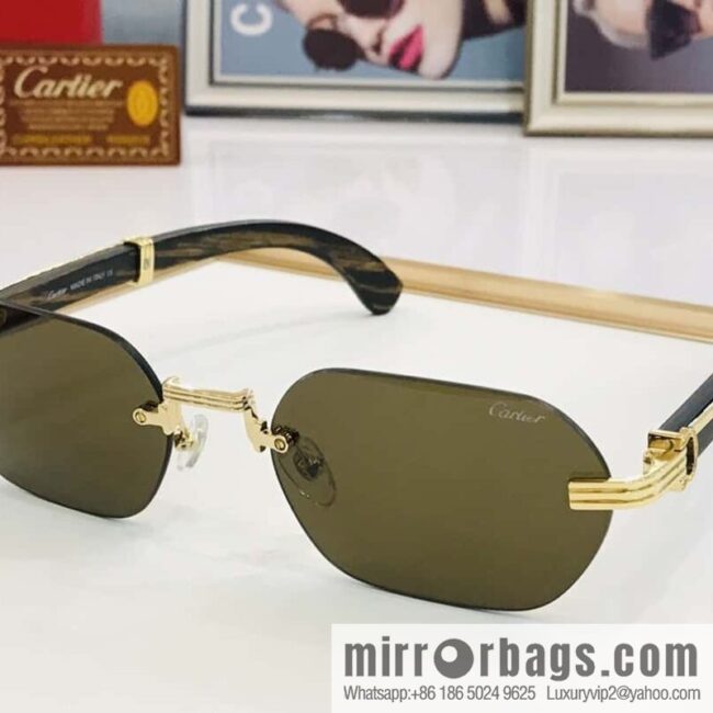 Cartier\'s new rimless men\'s sunglasses