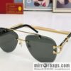 Cartier Rimless Oval Men\'s Sunglasses
