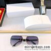 PRADA Prada letter logo temple diamond three-dimensional cut lens sunglasses