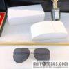 PRADA Prada letter logo temple diamond three-dimensional cut lens sunglasses