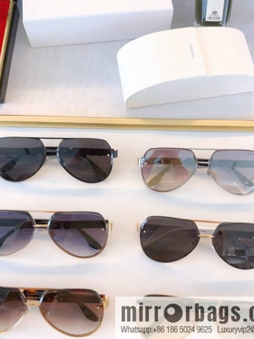 PRADA Prada letter logo temple diamond three-dimensional cut lens sunglasses