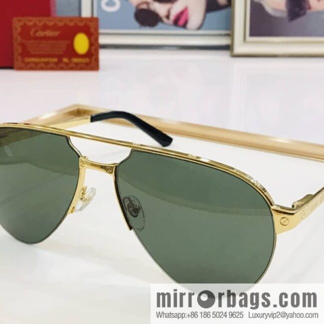 Cartier Cartier Men\'s Metal Frame Sunglasses