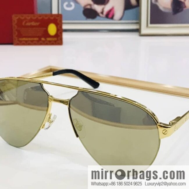 Cartier Cartier Men\'s Metal Frame Sunglasses