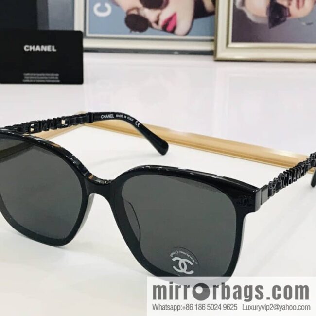 Chanel logo decorative women\'s sunglasses