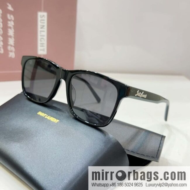 Saint Laurent simple square sunglasses for men and women