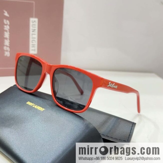 Saint Laurent simple square sunglasses for men and women