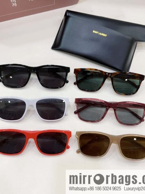 Saint Laurent simple square sunglasses for men and women