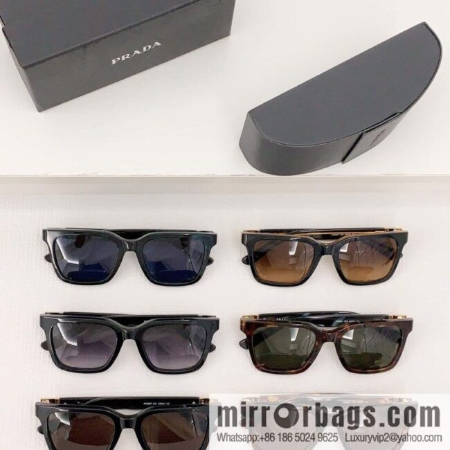 Prada Classic Plate Large Square Unisex Sunglasses