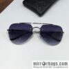 CHROME HEART Classic Double Beam Frameless Sunglasses