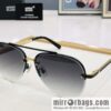 Montblanc Metal Half Frame Unisex Sunglasses