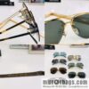 Montblanc Metal Half Frame Unisex Sunglasses